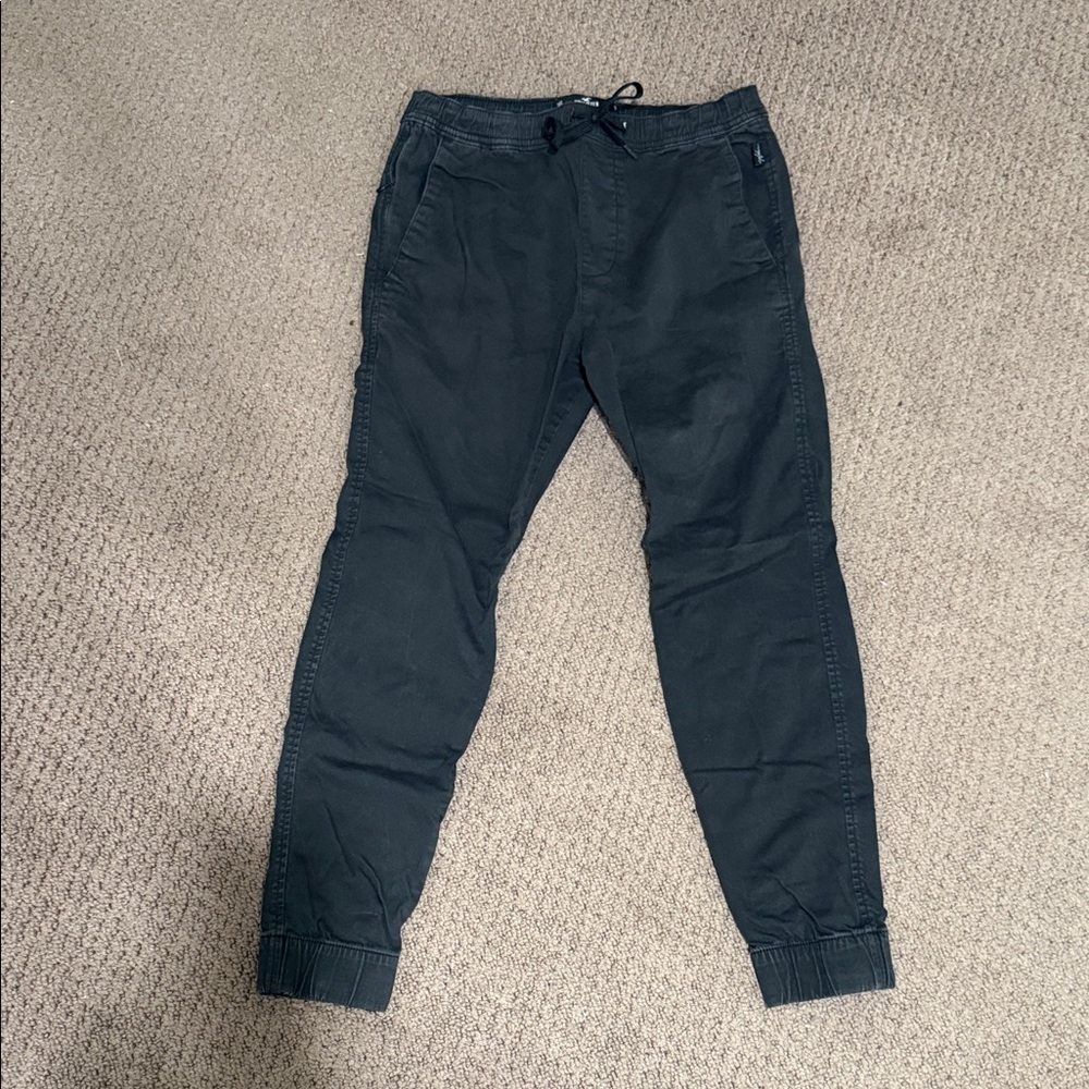 Hollister Men's Charcoal Joggers
